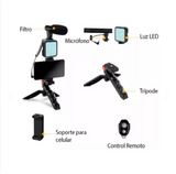 Kit De Grabación De Video Con Tripode
