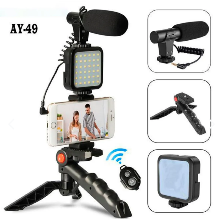 Kit De Grabación De Video Con Tripode