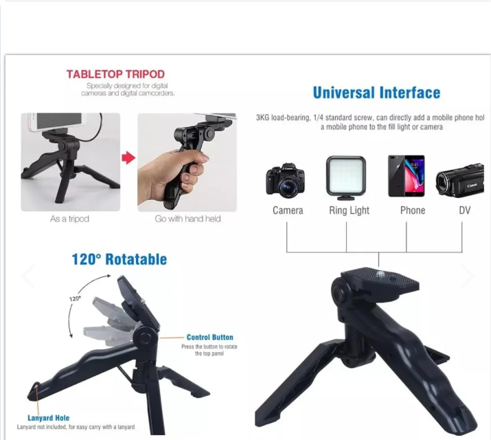 Kit De Grabación De Video Con Tripode